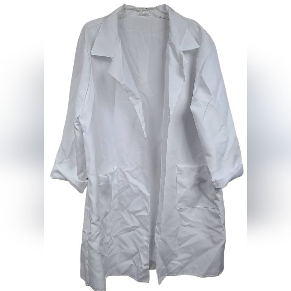 Spirit Halloween White Adult Unisex Lab Coat Doctor Costume Halloween Party OS